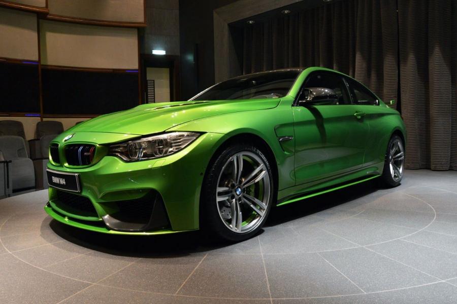 BMW M4 Coupe Java Green by Abu Dhabi Motors '2015